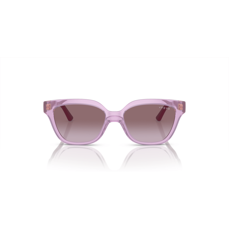 Óculos De Sol Para Crianças Vogue Eyewear Feminino 0vj2021 Transparent Pink Violet Gradie